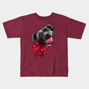 YOU CHOSE ME ? GREY BLACK STAFFY love Kids T-Shirt